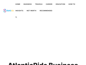 'atlanticride.com' screenshot