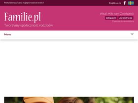 'rodzice.familie.pl' screenshot
