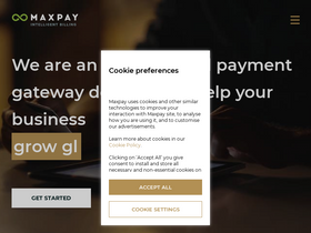 'maxpay.com' screenshot