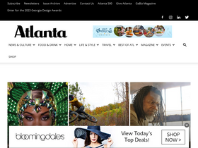'atlantamagazine.com' screenshot