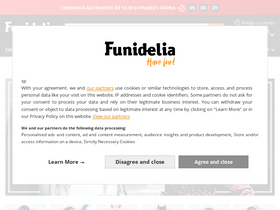 'funidelia.ro' screenshot