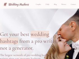 'weddinghashers.com' screenshot