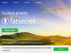 'fatsecret.com.ar' screenshot