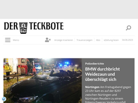 'teckbote.de' screenshot