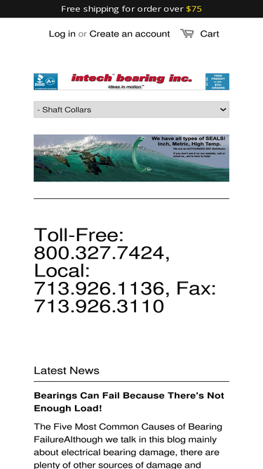 intechbearing.com