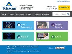 'tekscan.com' screenshot