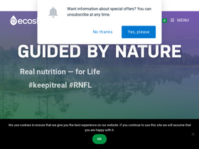 'ecosh.com' screenshot