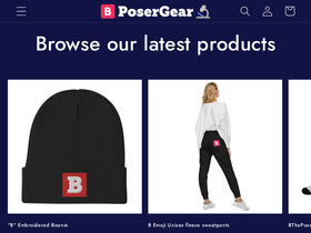 btheposer.com homepage screenshot