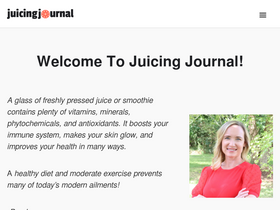 'juicingjournal.com' screenshot