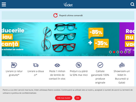 'videt.ro' screenshot
