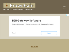 'browncafe.com' screenshot
