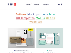 'psdrepo.com' screenshot