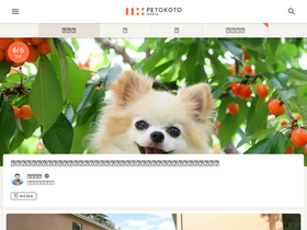 'petokoto.com' screenshot