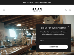 seifen-haag.de homepage screenshot