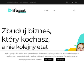 'lifegeek.pl' screenshot