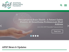 'apsf.org' screenshot