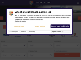 'tiriacauto.ro' screenshot