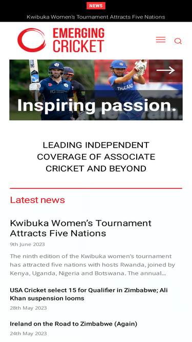 emergingcricket.com