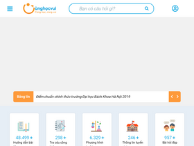 'cunghocvui.com' screenshot