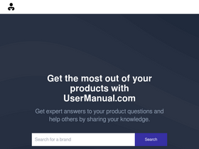 'usermanual.com' screenshot