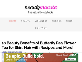 'beautymunsta.com' screenshot