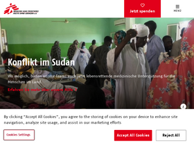 'aerzte-ohne-grenzen.de' screenshot