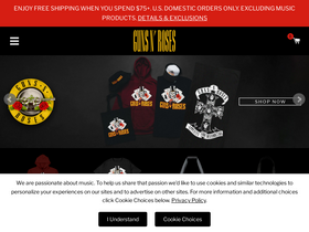 'gnrmerch.com' screenshot