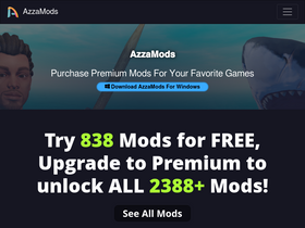 'azzamods.com' screenshot