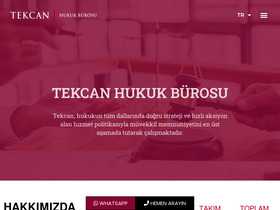 'tekcan.av.tr' screenshot