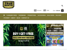 'truenorthseedbank.com' screenshot