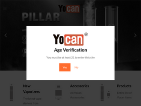 'yocan.com' screenshot