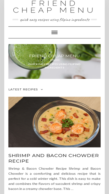 friendcheapmenu.com