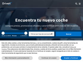 'drivek.es' screenshot
