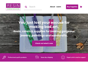 'resinobsession.com' screenshot