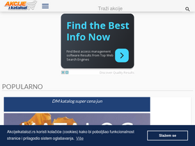 'akcijeikatalozi.rs' screenshot