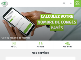 'lacsc.be' screenshot