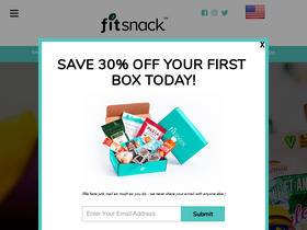 FitSnack website screenshot