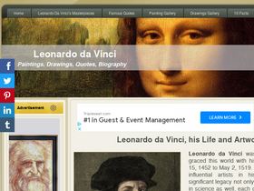 'leonardodavinci.net' screenshot
