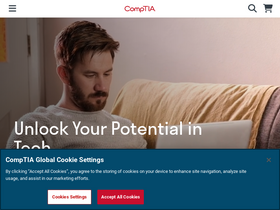 'comptia.org' screenshot