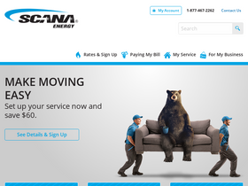 'account.scanaenergy.com' screenshot