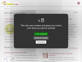 'choisir-ses-lunettes.com' screenshot