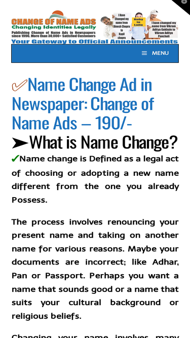 changeofnameads.com