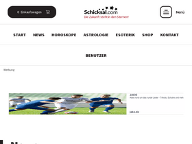 'schicksal.com' screenshot