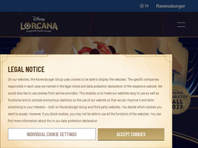 'disneylorcana.com' screenshot