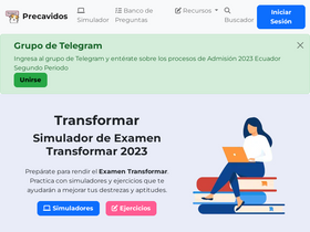 'precavidos.com' screenshot