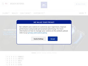 'mizunogolf.com' screenshot