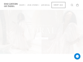 'daughtersofindia.net' screenshot
