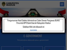 'kpbu.madiunkab.go.id' screenshot