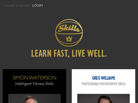 'skillsfaster.com' screenshot