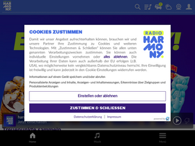'harmonyfm.de' screenshot